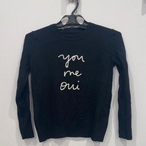 COPY - You me oui Merino wool blend sweater